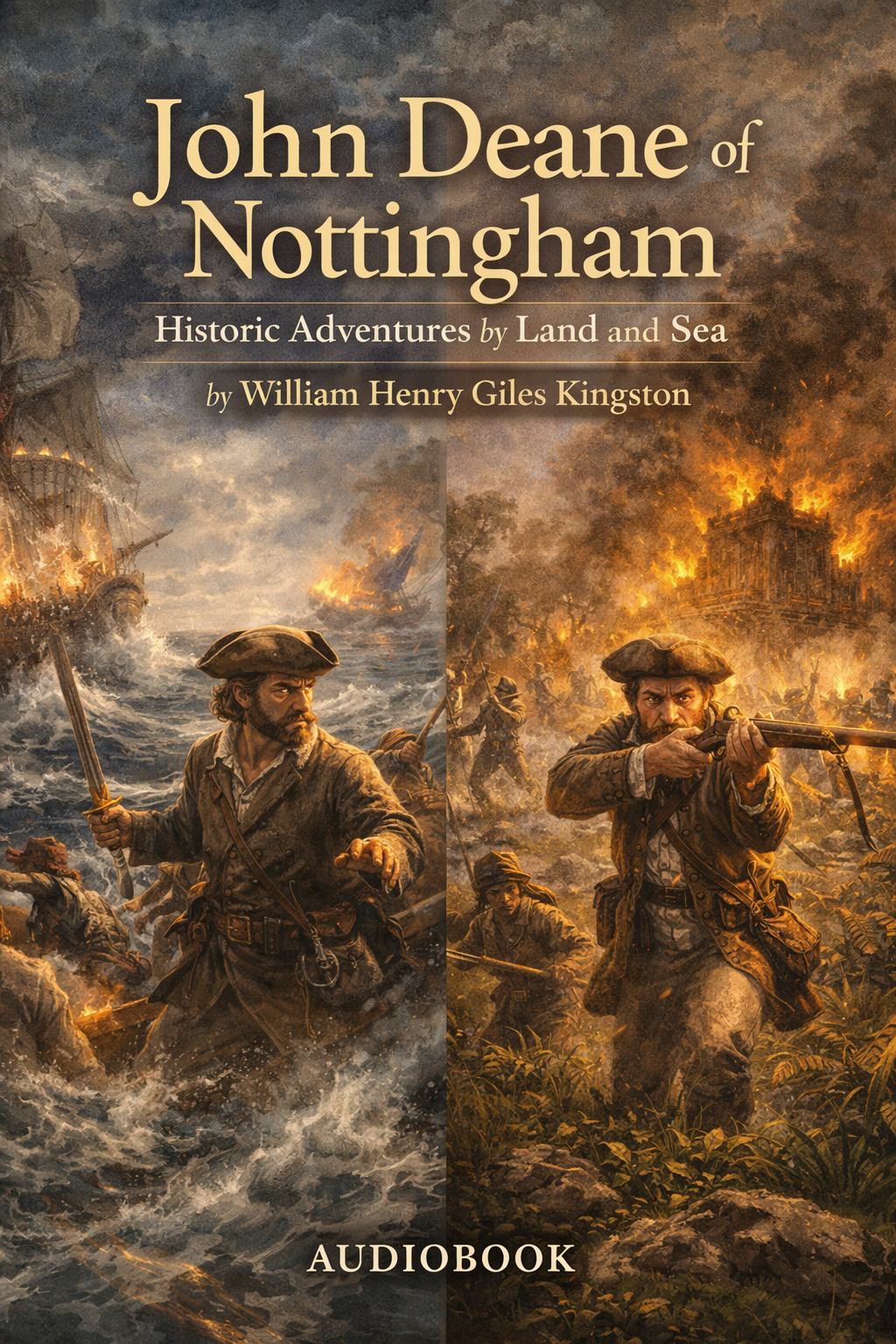 John Deane of Nottingham - Historic Adventures by Land and Sea by William Henry Giles Kingston AUDIOBOOK