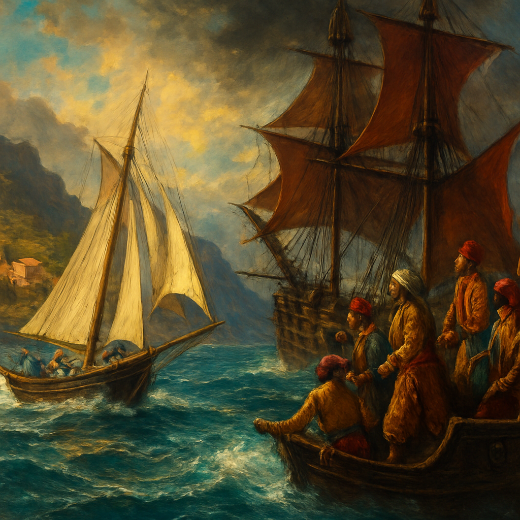 Cover image of The Pirate City - An Algerine Tale audiobook by Robert Michael Ballantyne