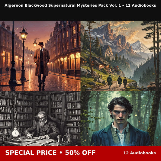Algernon Blackwood Supernatural Mysteries Pack Vol. 1 – 12 Audiobooks