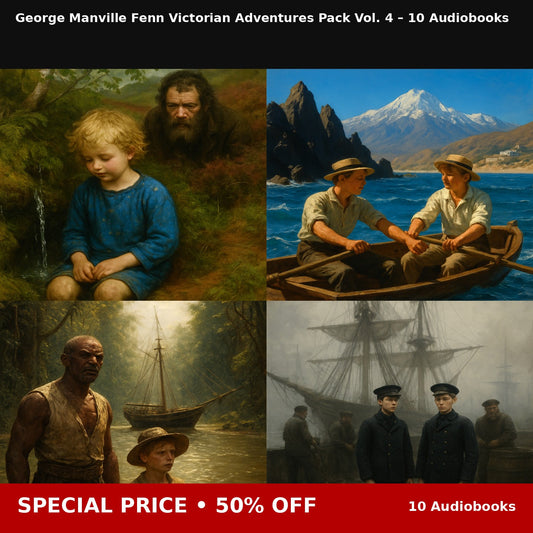 George Manville Fenn Victorian Adventures Pack Vol. 4 – 10 Audiobooks