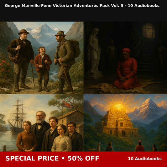 George Manville Fenn Victorian Adventures Pack Vol. 5 – 10 Audiobooks