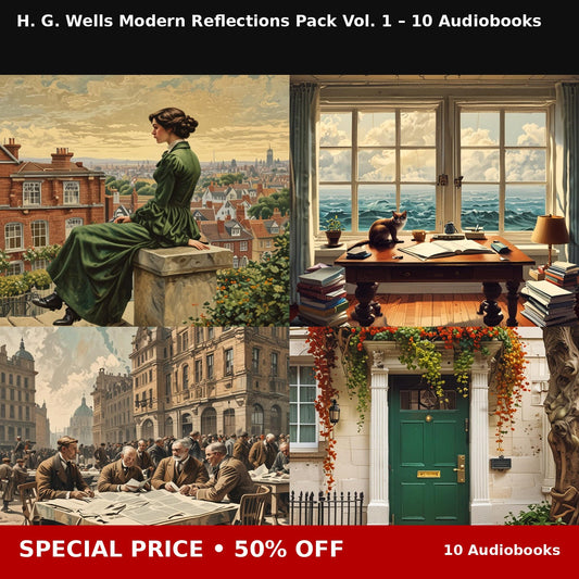 H. G. Wells Modern Reflections Pack Vol. 1 – 10 Audiobooks