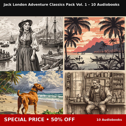 Jack London Adventure Classics Pack Vol. 1 – 10 Audiobooks