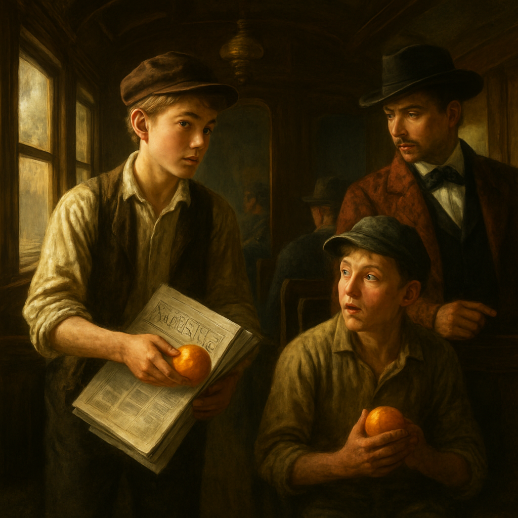Cover image of The Erie Train Boy audiobook by Horatio Alger Jr
