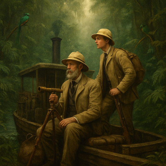 Cover image of Through Forest and Stream - The Quest of the Quetzal audiobook by George Manville Fenn
